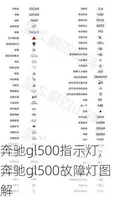 奔驰gl500指示灯,奔驰gl500故障灯图解