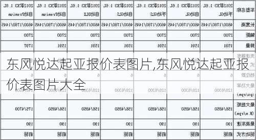 东风悦达起亚报价表图片,东风悦达起亚报价表图片大全