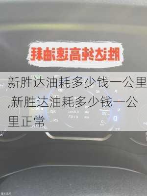 新胜达油耗多少钱一公里,新胜达油耗多少钱一公里正常